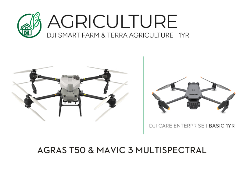 DJI AGRAS T50 + Mavic 3 Multispectral Package